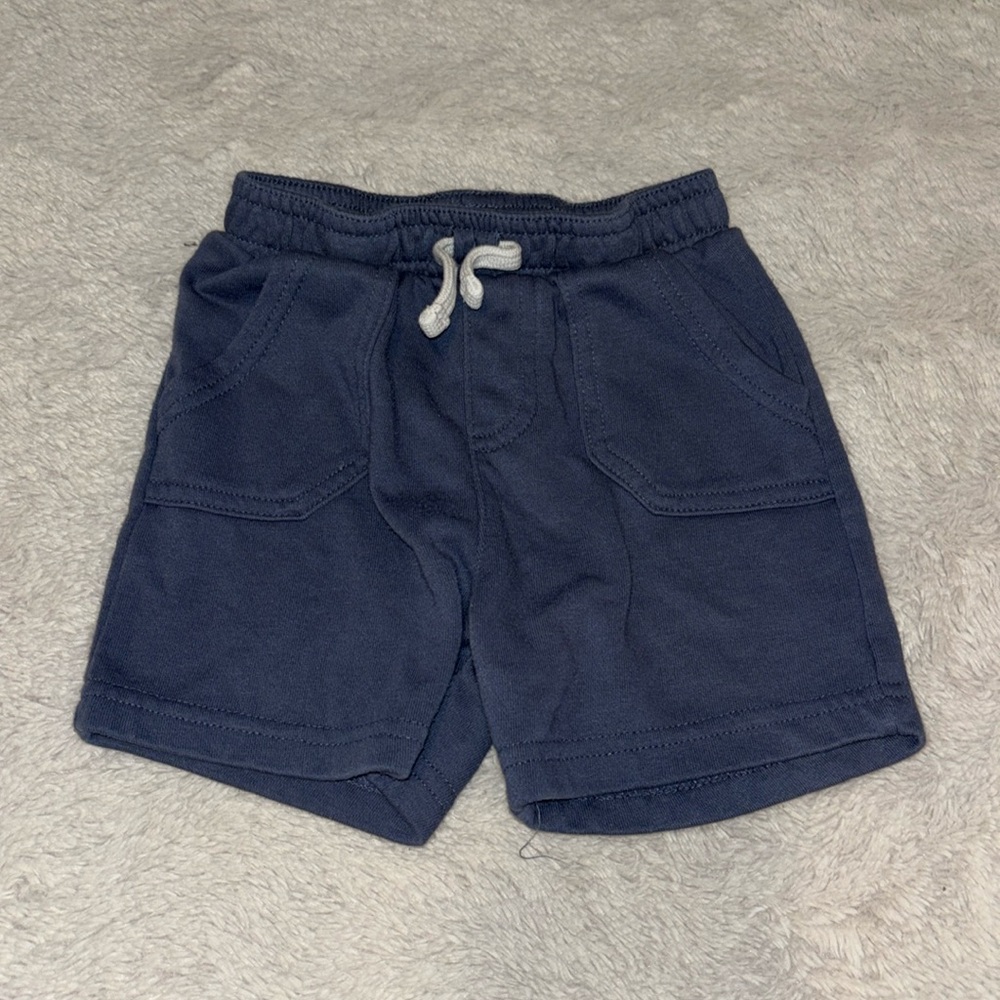 George blue sweat shorts 12-18 months
